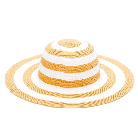 Stripe Women’s Floppy Hat | Time & Tru | NWT - Picture 4 of 9